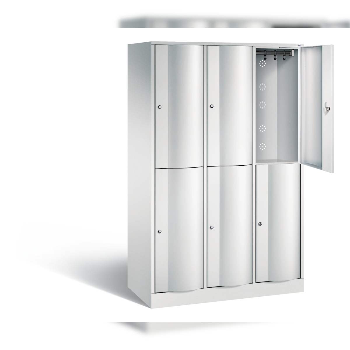 C+P Spind doppelstöckig Resisto, H1950xB1148xT540mm Image