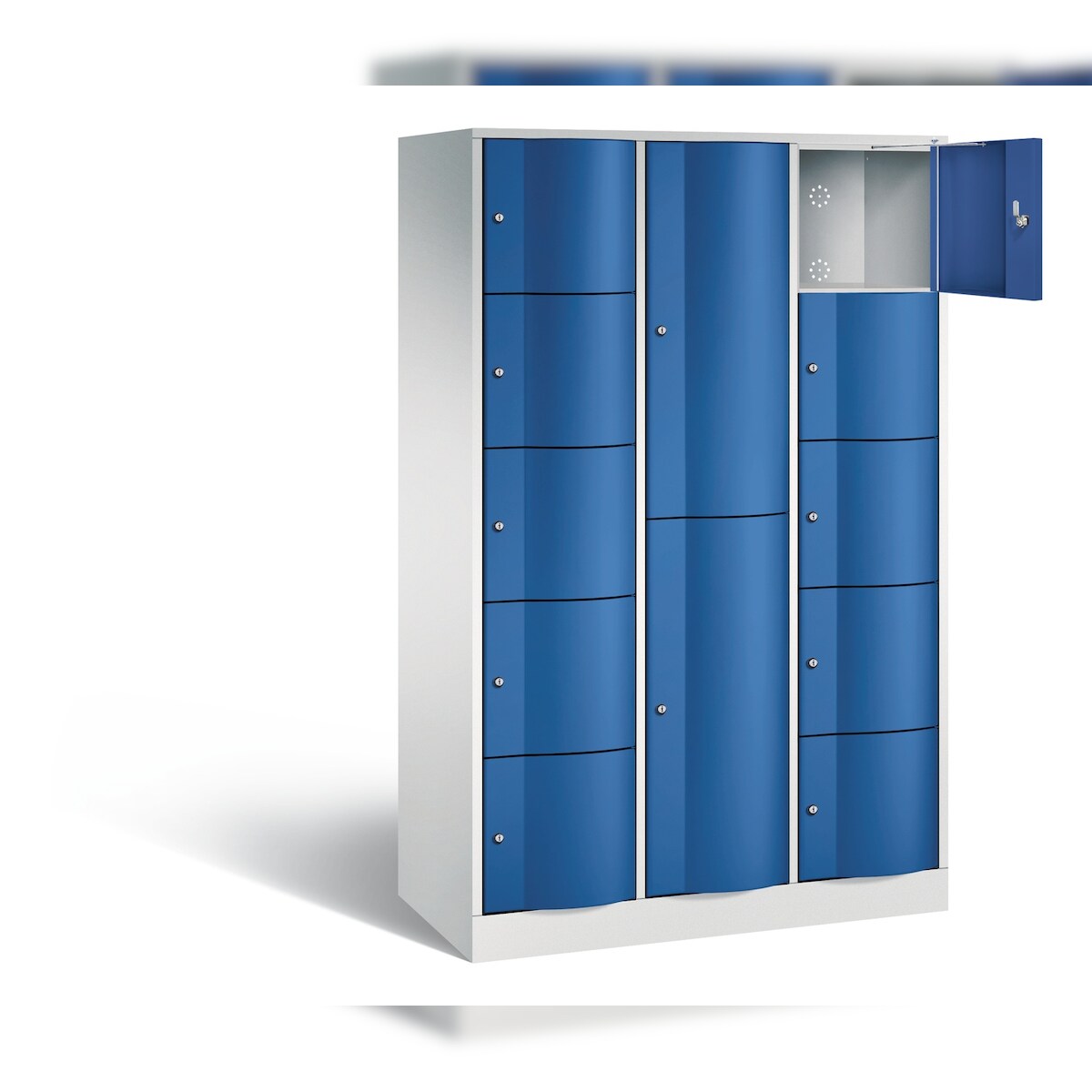 C+P Kombi-Schließfachschrank Resisto, H1950xB1148xT540mm Image