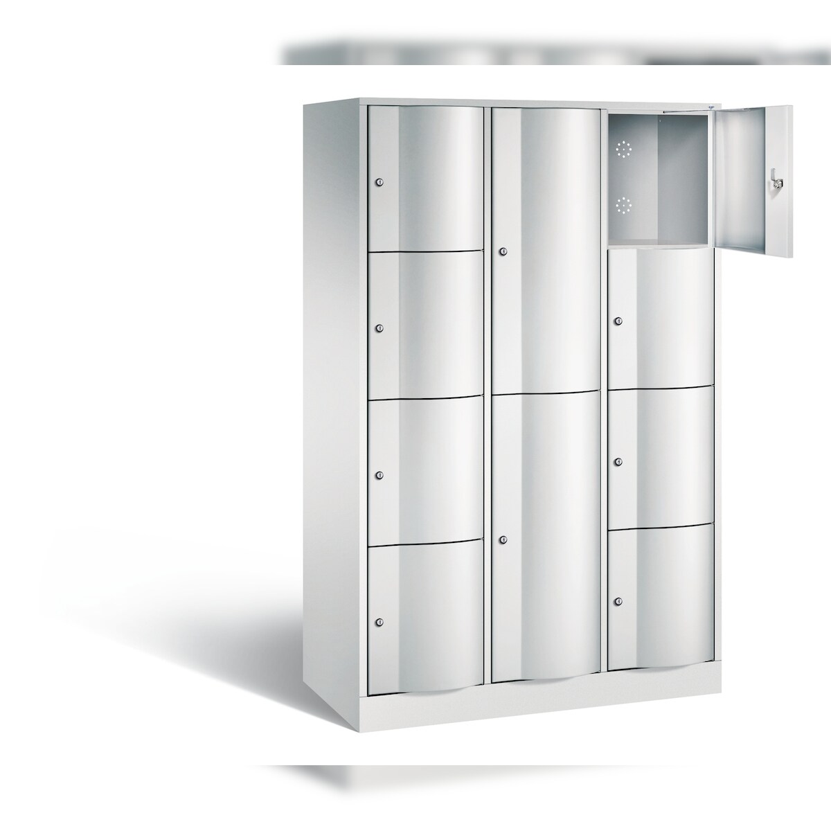 C+P Kombi-Schließfachschrank Resisto, H1950xB1148xT540mm Image