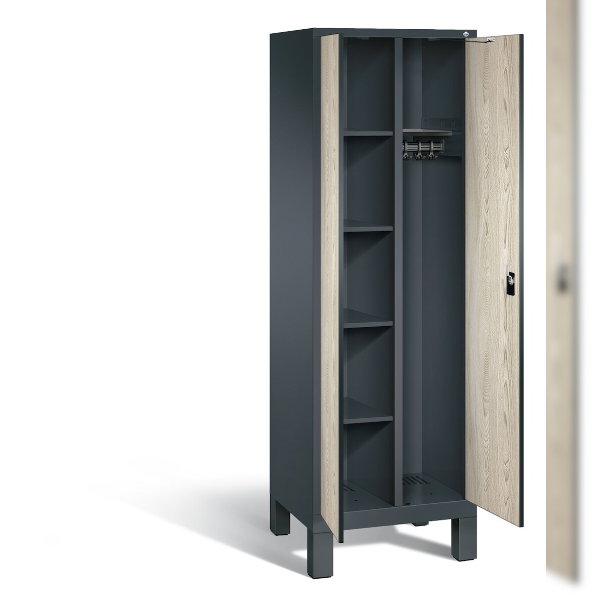 C+P Putzmittel-Spind Evolo, H1850xB610xT500mm Image