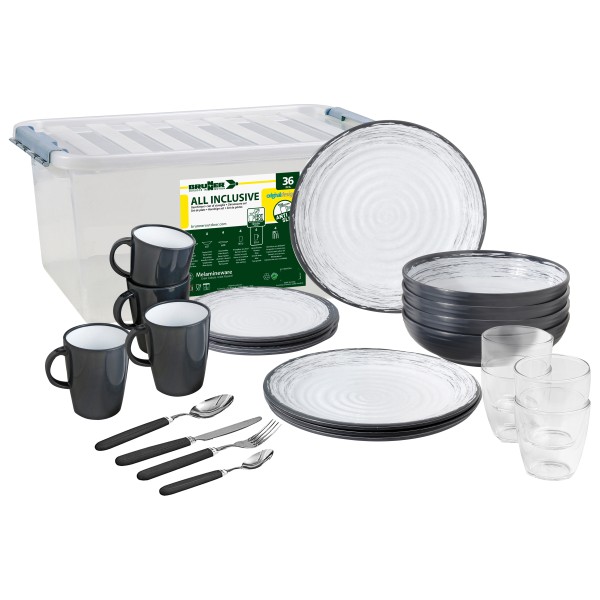 Brunner - All Inclusive - Campingzubehör Gr 36 Pieces weiß/grau