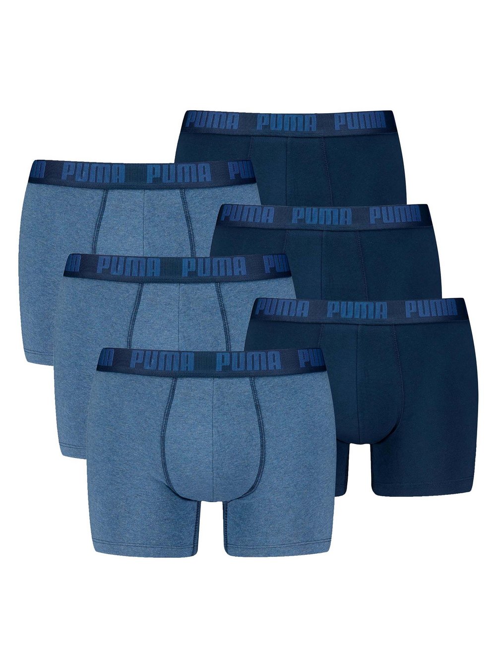 Puma Boxershort 6er Pack Herren blau, M Image
