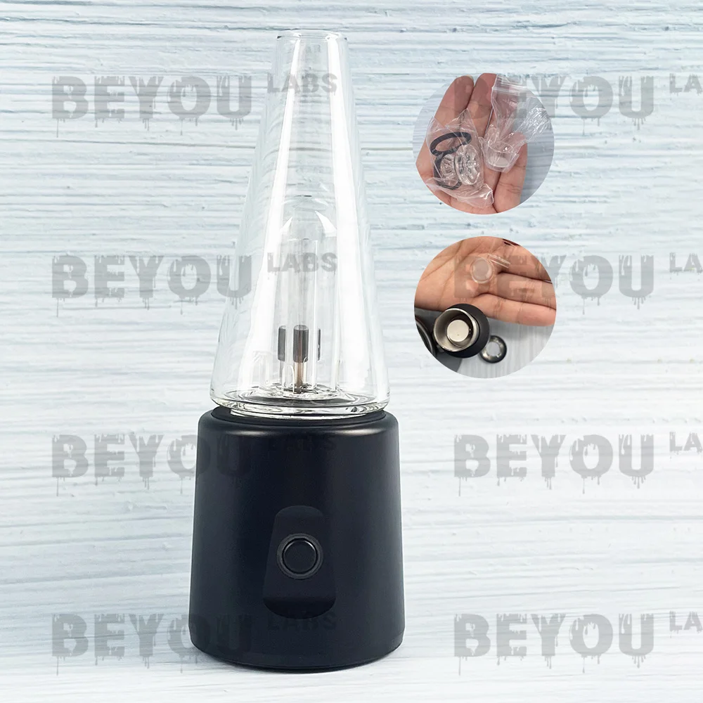 Apex Home Party Ätherisches Öl Zerstäuber-Set Wohnzimmer-Ornamente Beleuchteter Glaskappen-Dekor USB-Ladung Typ C Geschenk-Basis-Set Image