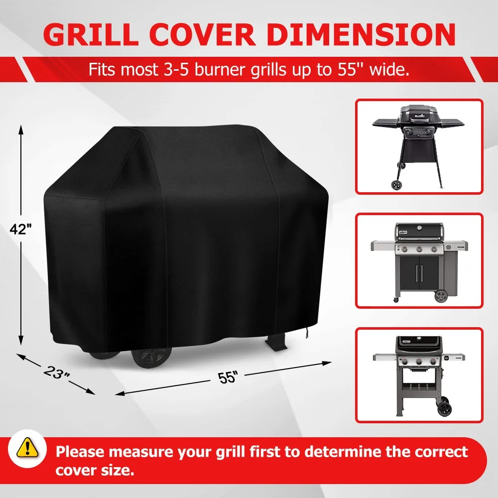 Grillabdeckung, BBQ-Grillabdeckung wasserdicht, universell passend für Weber Char-Broil Nexgrill, mehrere Größen Image