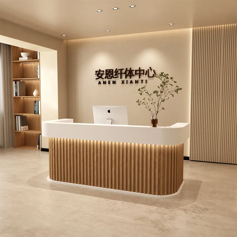 Registrierungsseite für Bekleidungsgeschäfte Kleiner Schönheitssalon Bartheke Einfach Image