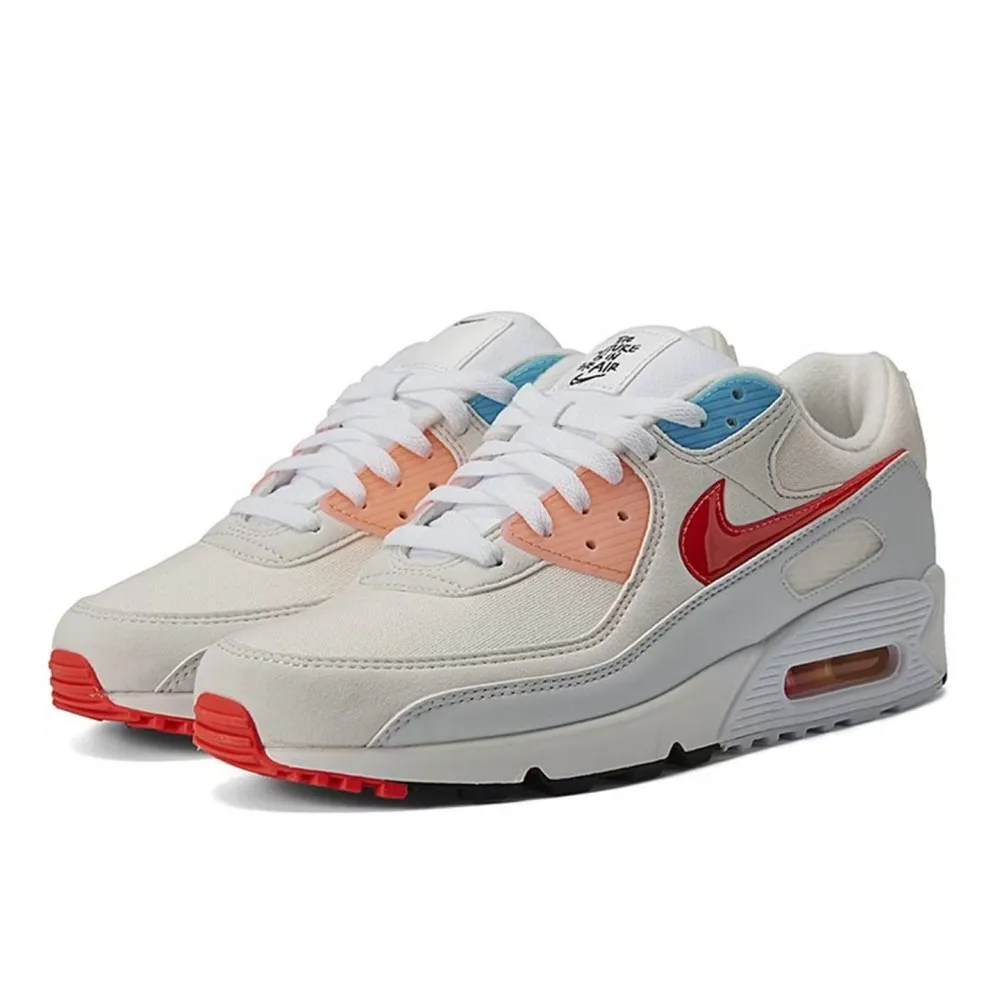 Nike Air Max 90 Herren-Laufschuhe, Air Max-Dämpfung, klassischer Retro-Stil, leichter Komfort für das tägliche Training, DD8496-161 Image