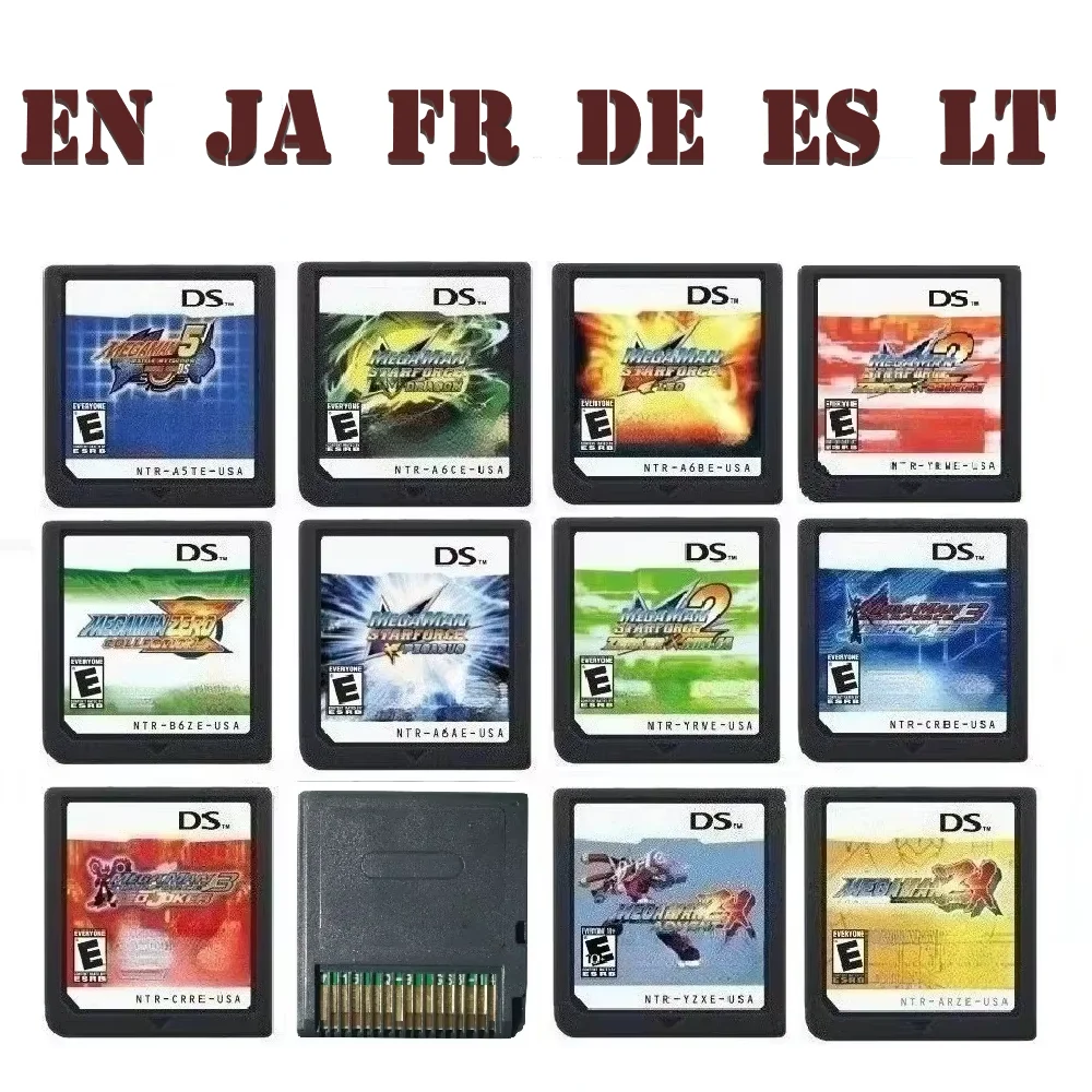 DS-Spielkassetten, Konsolenkartuschen der Serie „Mega Man“, ZX: New Age, „Star Force 3 – Red Joker“, kompatibel mit 3DS und NDS Image