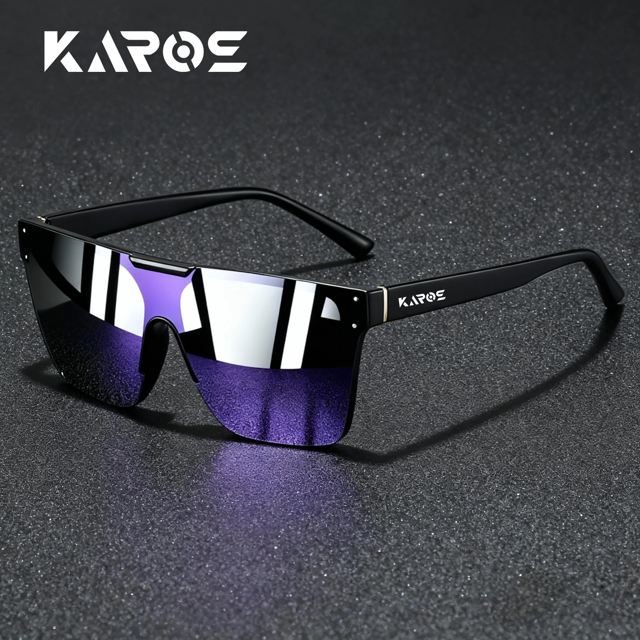 KAROS Sonnenbrille mit UV400-Technologie, kratzfeste Gläser, entworfen zum Angeln, Bootfahren und Strandausflüge Image