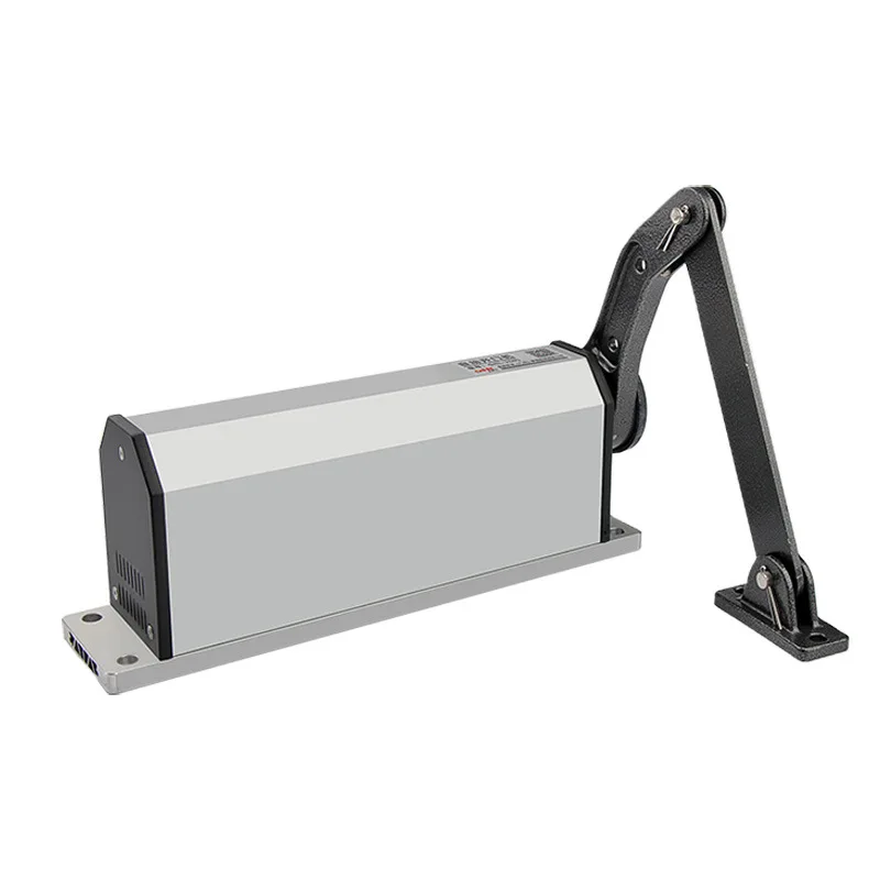 Automatischer Türöffner, regensicherer, seitlich montierter Flügeltüröffner mit Kurbelarm, 200 kg, elektrischer Türschließer