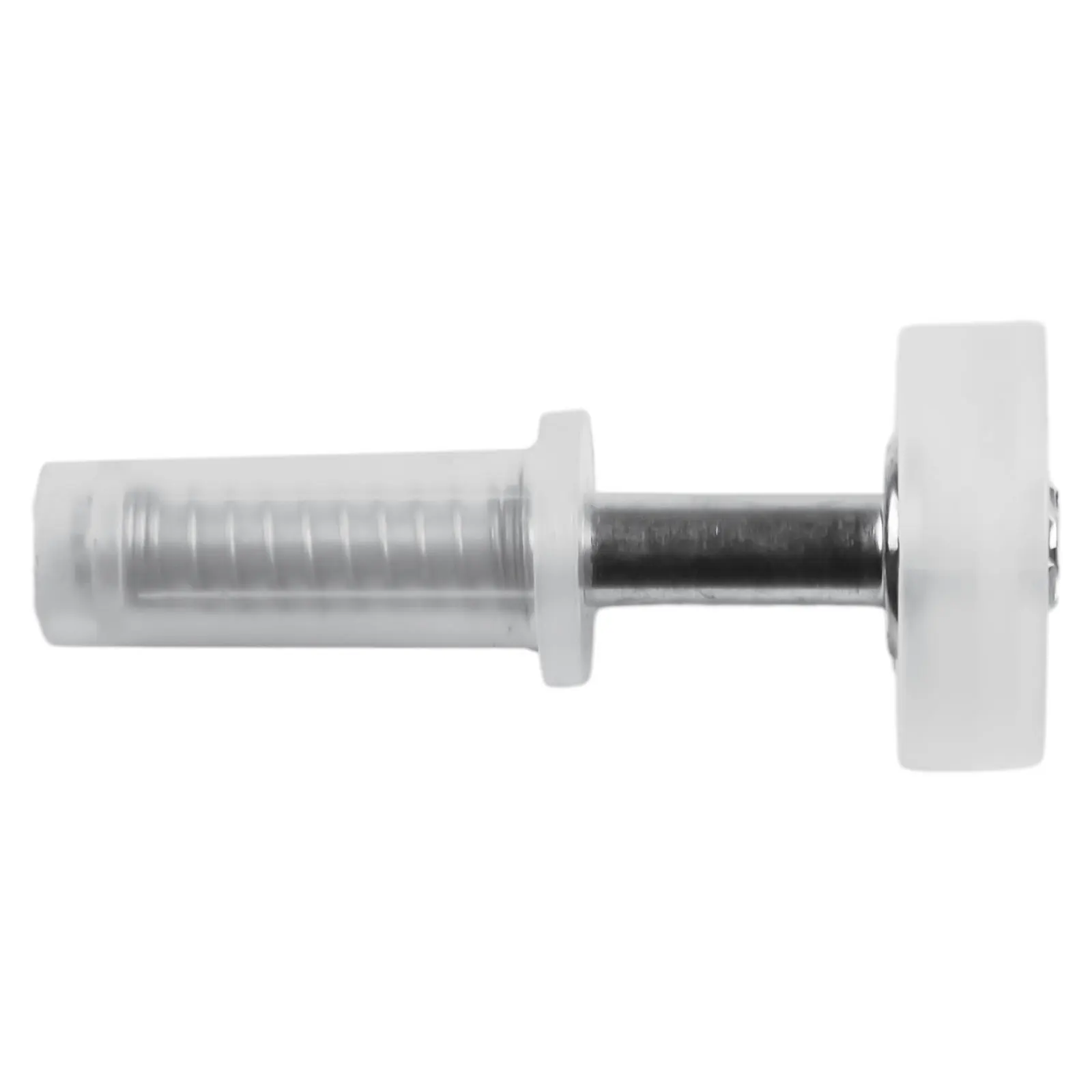 Drehgelenk-Oberführungsrad aus Kunststoff, silberfarben, Hardware, Nylon-Reparaturteile, rostbeständig, für Falttüren, Schranktüren, Kleiderschränke