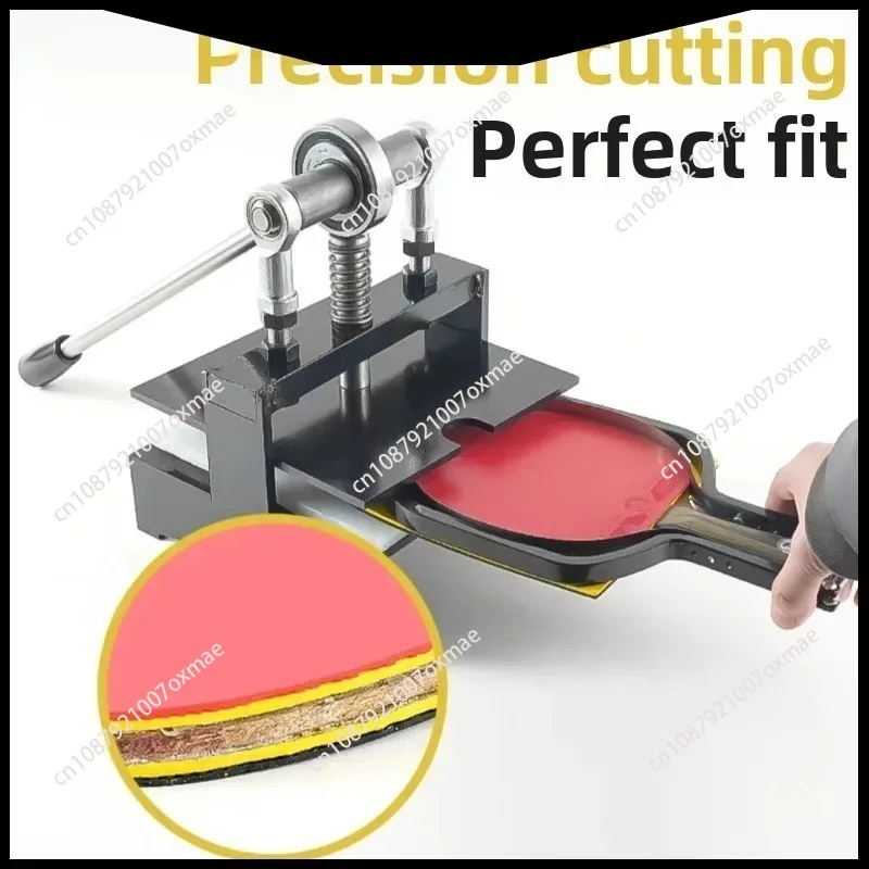 Doppeltes Rollenlager, manuelle Presse, Ping-Pang-Schläger, Gummikantenschneider, Plakgerät, Tischtennisschläger, Gummischneidemaschine Image