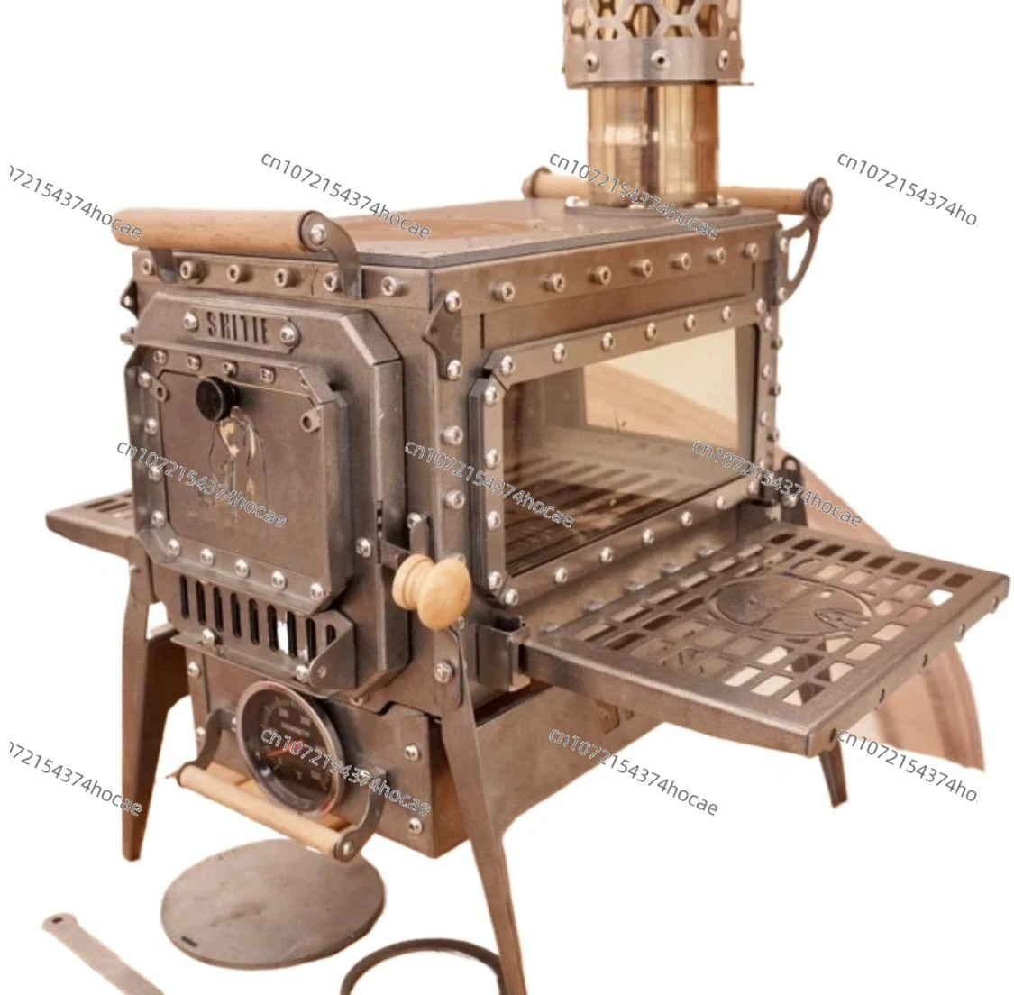 6, Titanofen, Holzofen, Grillcamping, klein Image