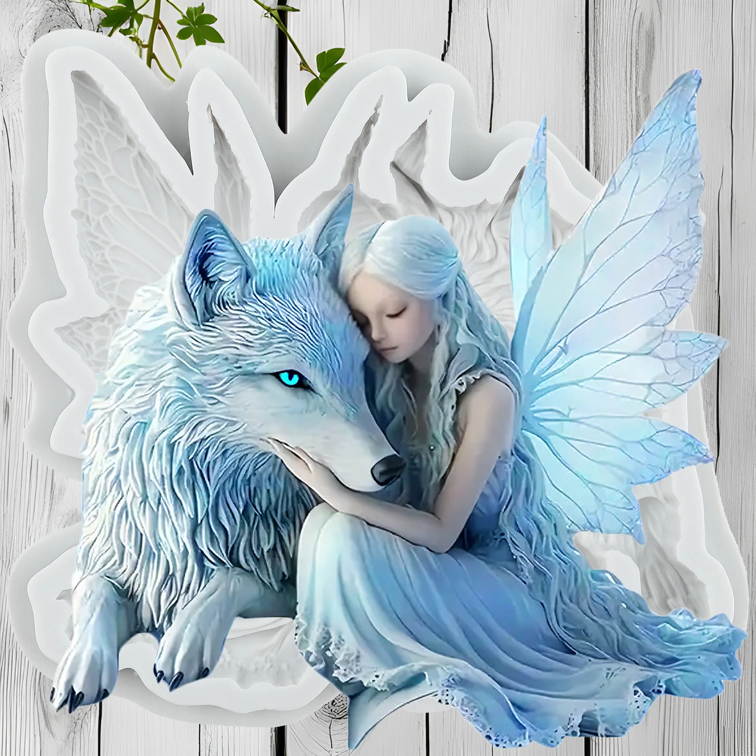 Elf Silikonform Wolf Fondant Kuchen Dekorieren Werkzeuge Cupcake Topper Süßigkeiten Zucker Handwerk Zahnfleisch Paste Polymer Clay Image