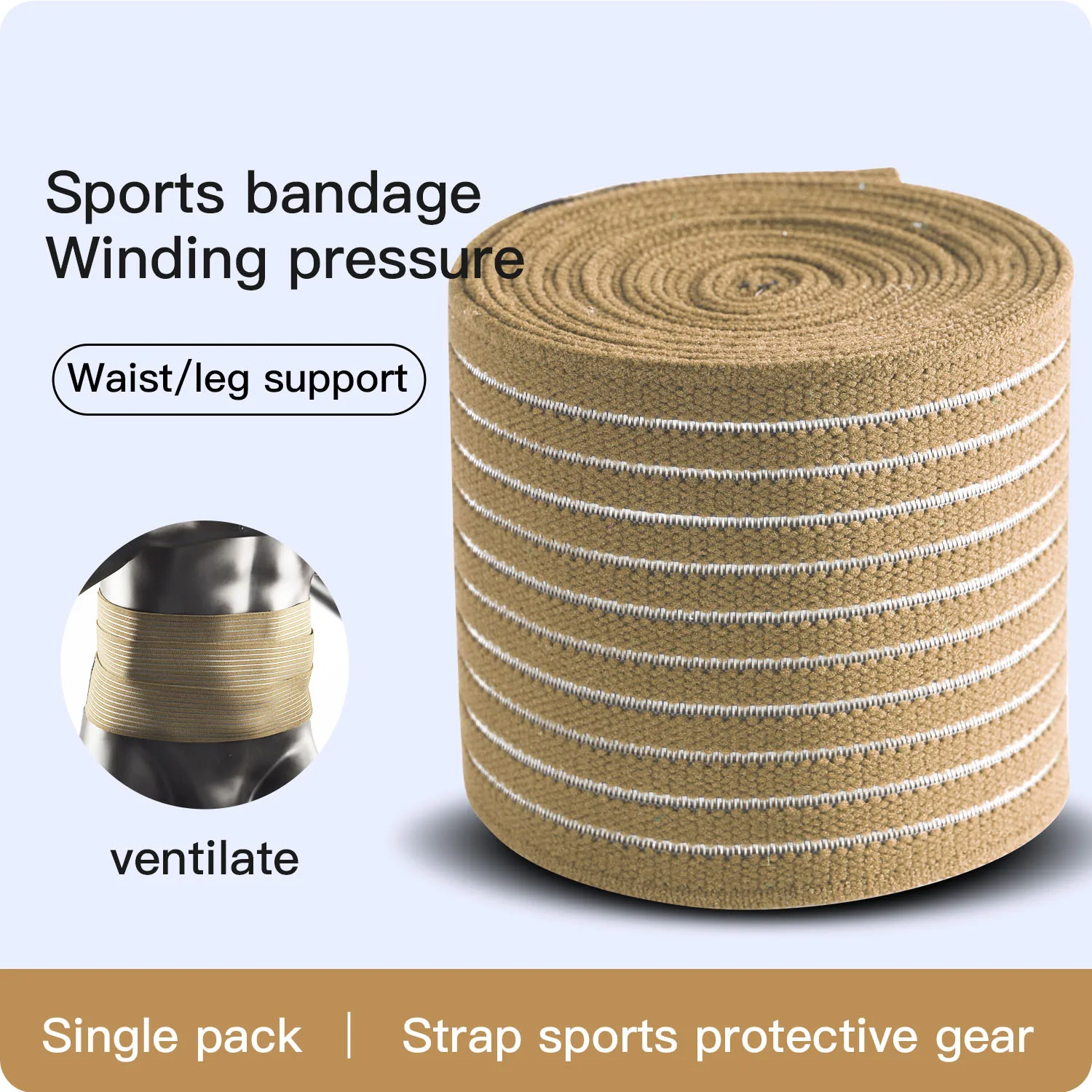 1 Stück Kompressionsbandage Knöchel Sport Ellbogenschutz Polster Wickel Stütze Knöchelbandage Kniepolster Image