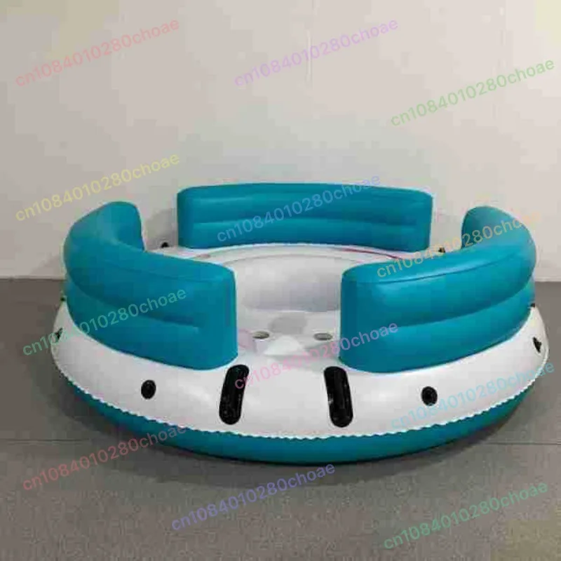 Aufblasbares Wasser-Sofa für mehrere Personen mit schwimmender Insel, schwimmendes Tauchen Image