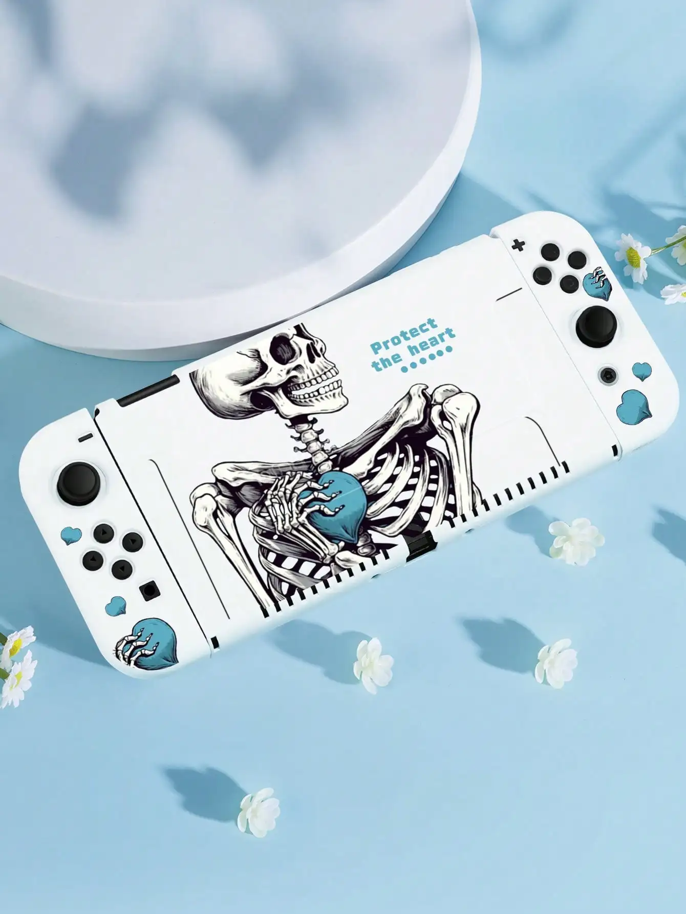 Schutzhülle für Nintendo Switch OLED, NS-Spielzubehör, tragbare trennbare Hülle für NS Joycon, Switch Oled Cover Anime Boy Image