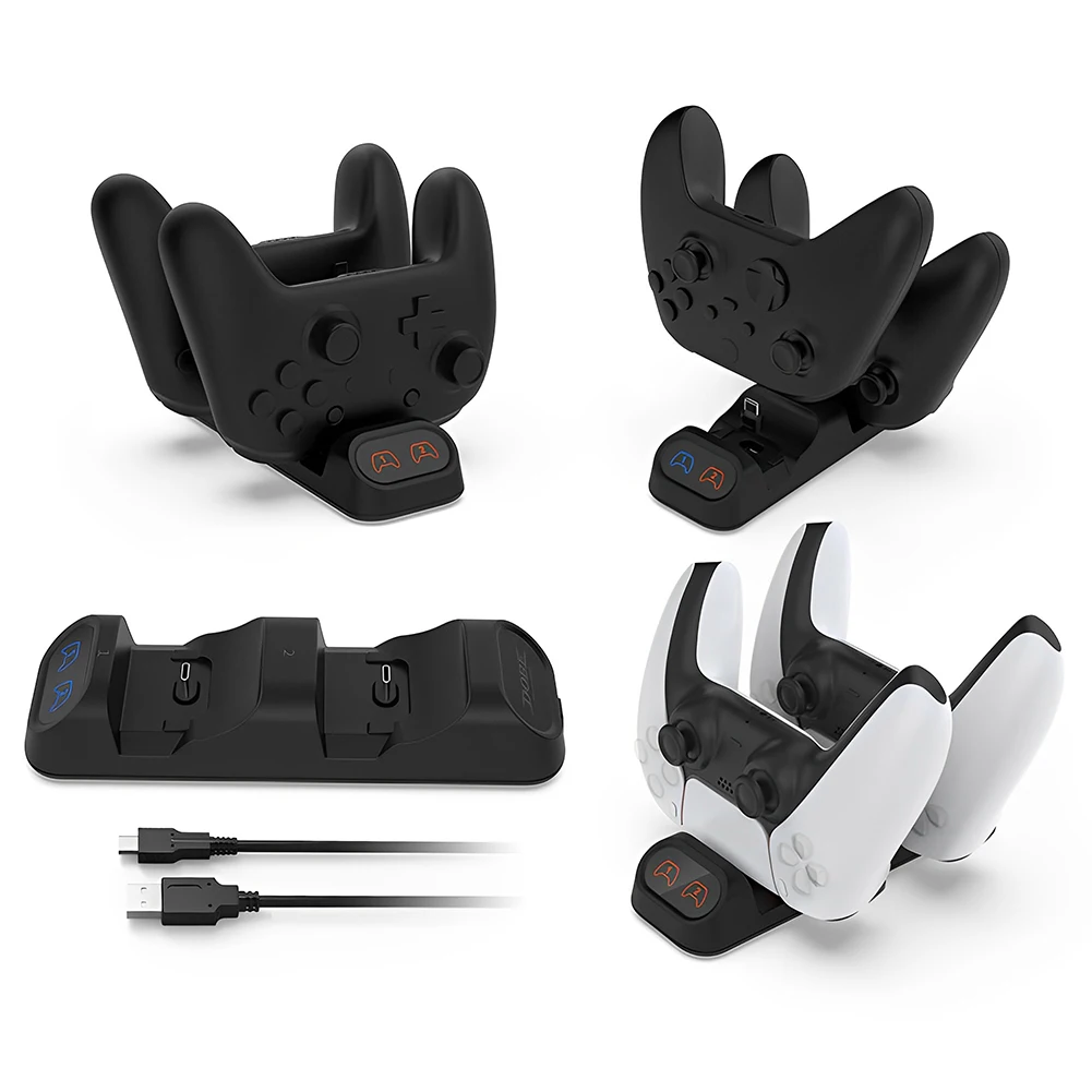 Für Switch Pro Controller Lade Dock Controller Dock Station Halter Ladegerät Stehen für PS5/Xbox Serie S/X Controller Lade Image