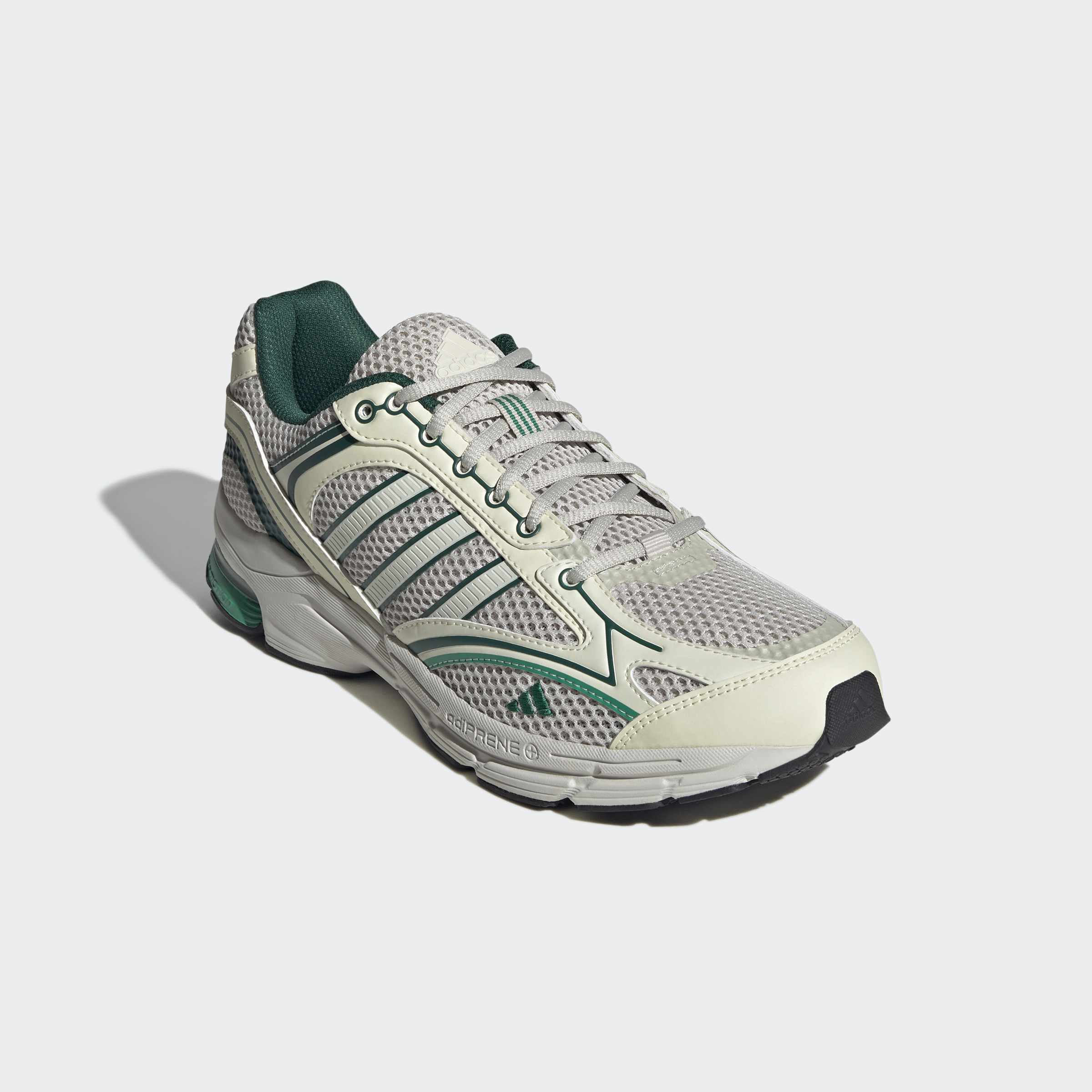 Sneaker ADIDAS SPORTSWEAR "SPIRITAIN 2000", Damen, Gr. 41, alumina, ice gold metallic, court grün, Synthetik, Textil, Schuhe Sneaker, inspiriert vom Design des adistar control