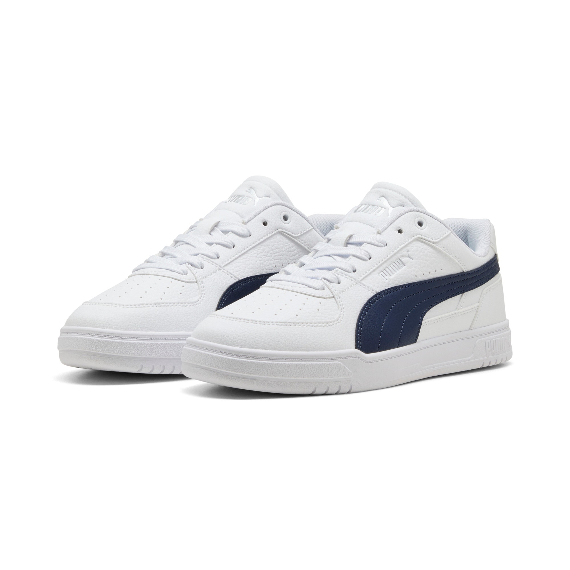 Sneaker PUMA "CAVEN III", Damen, Gr. 40, puma weiß, puma navy, puma schwarz, mehrfarbig, Schuhe Sneaker