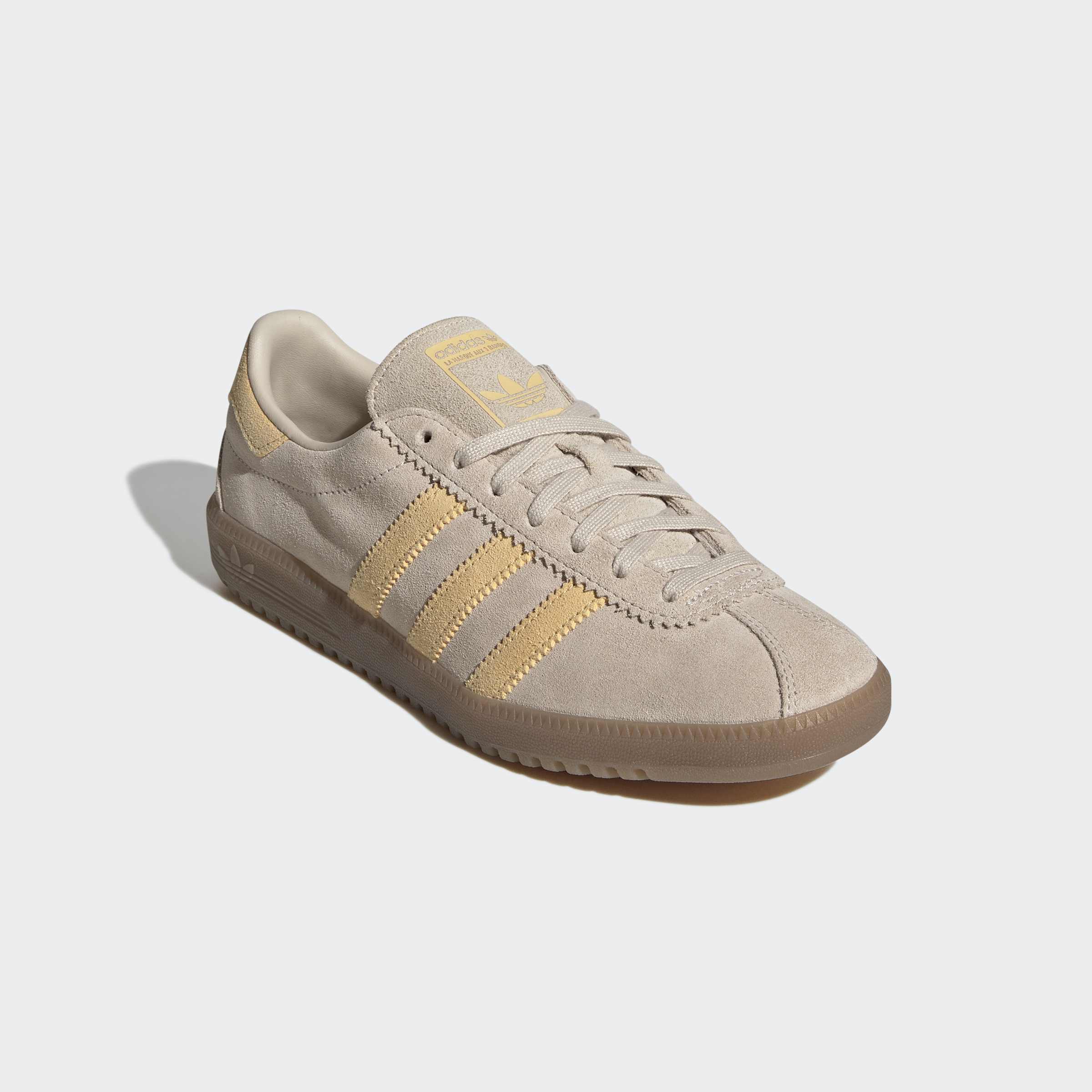 Sneaker ADIDAS ORIGINALS "ADIDAS BRMD", Damen, Gr. 36, crystal linen, semi ice tangerine, gum5, Leder, Schuhe Sneaker