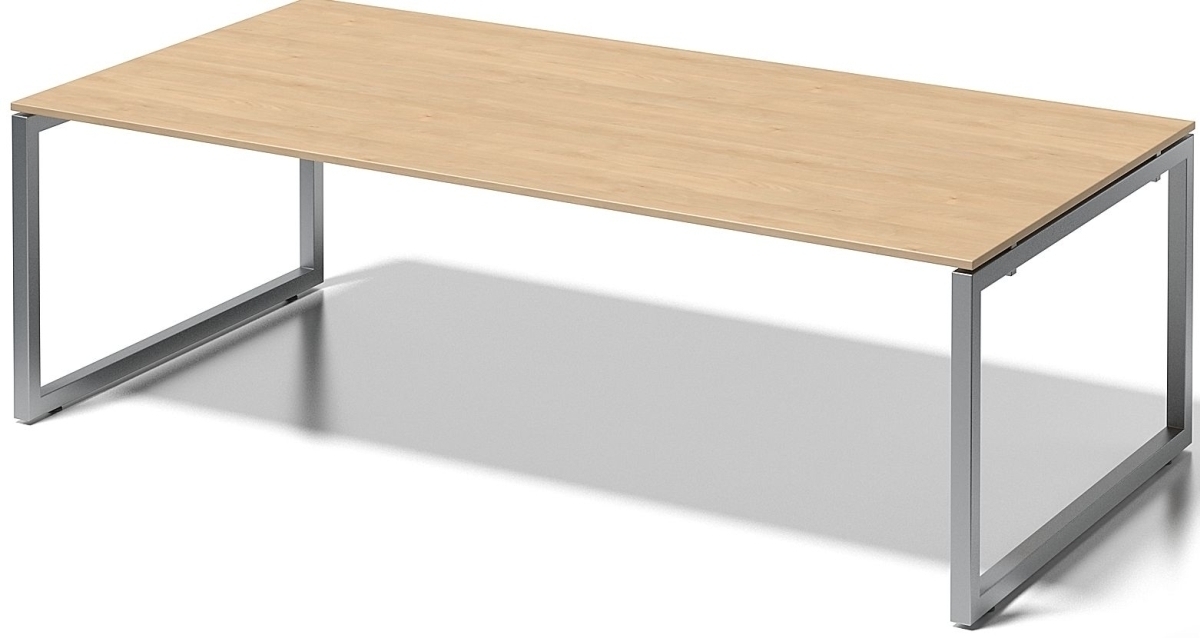 Bisley Chefarbeitsplatz/Konferenztisch Cito BxTxH 240x120x74cm ahorn/silber Image