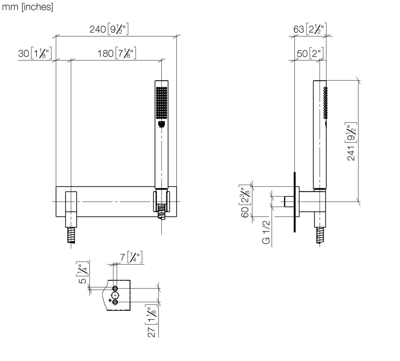 Dornbracht Schlauchbrausegarnitur 27818980-420010 Image