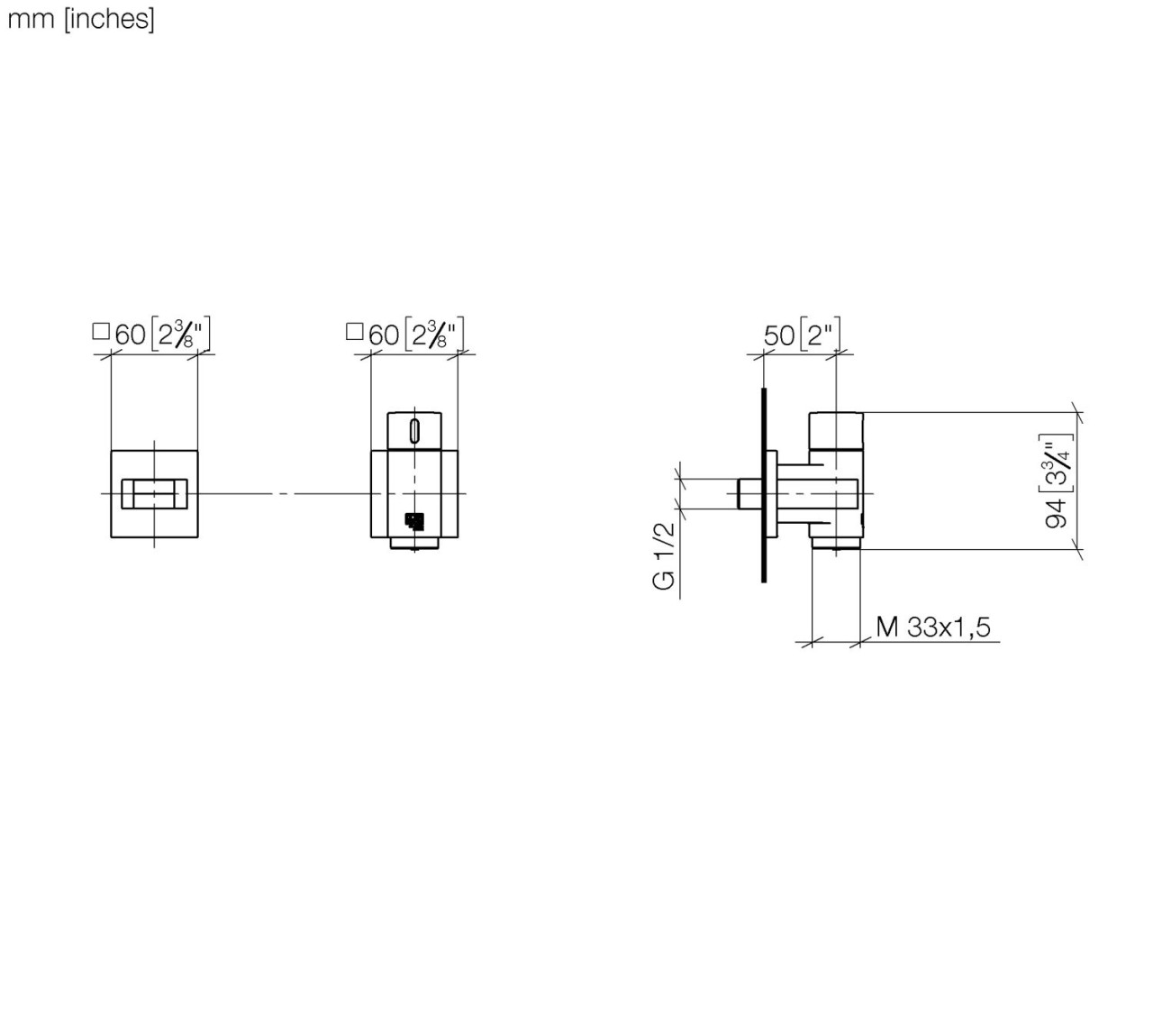 Dornbracht WATER TUBE Kneipp-Wandanschlussbogen 27821979-42 Image