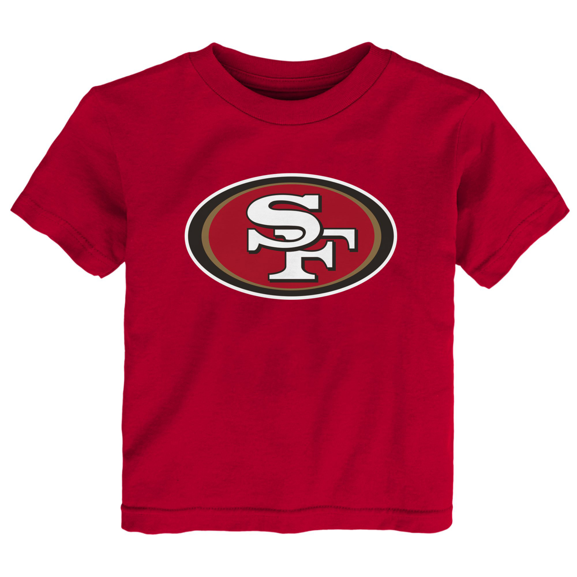 Scarlet San Francisco 49ers Primary Logo T-Shirt für Kleinkinder Image