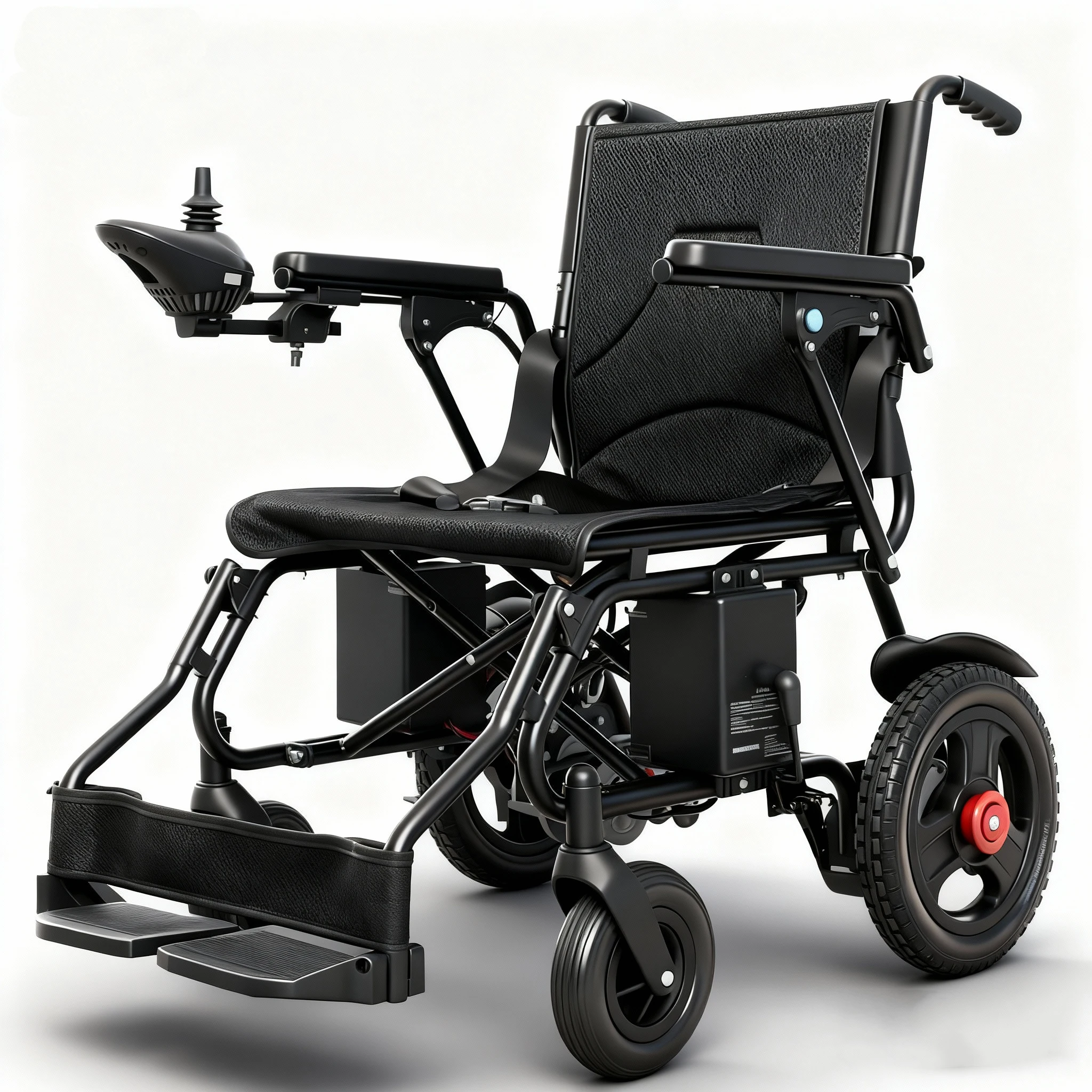 [2026 Upgrade] Elektrischer Rollstuhl für Erwachsene, faltbar, 20 km Reichweite, motorisierter Rollstuhl, geländegängiger Elektrorollstuhl Image