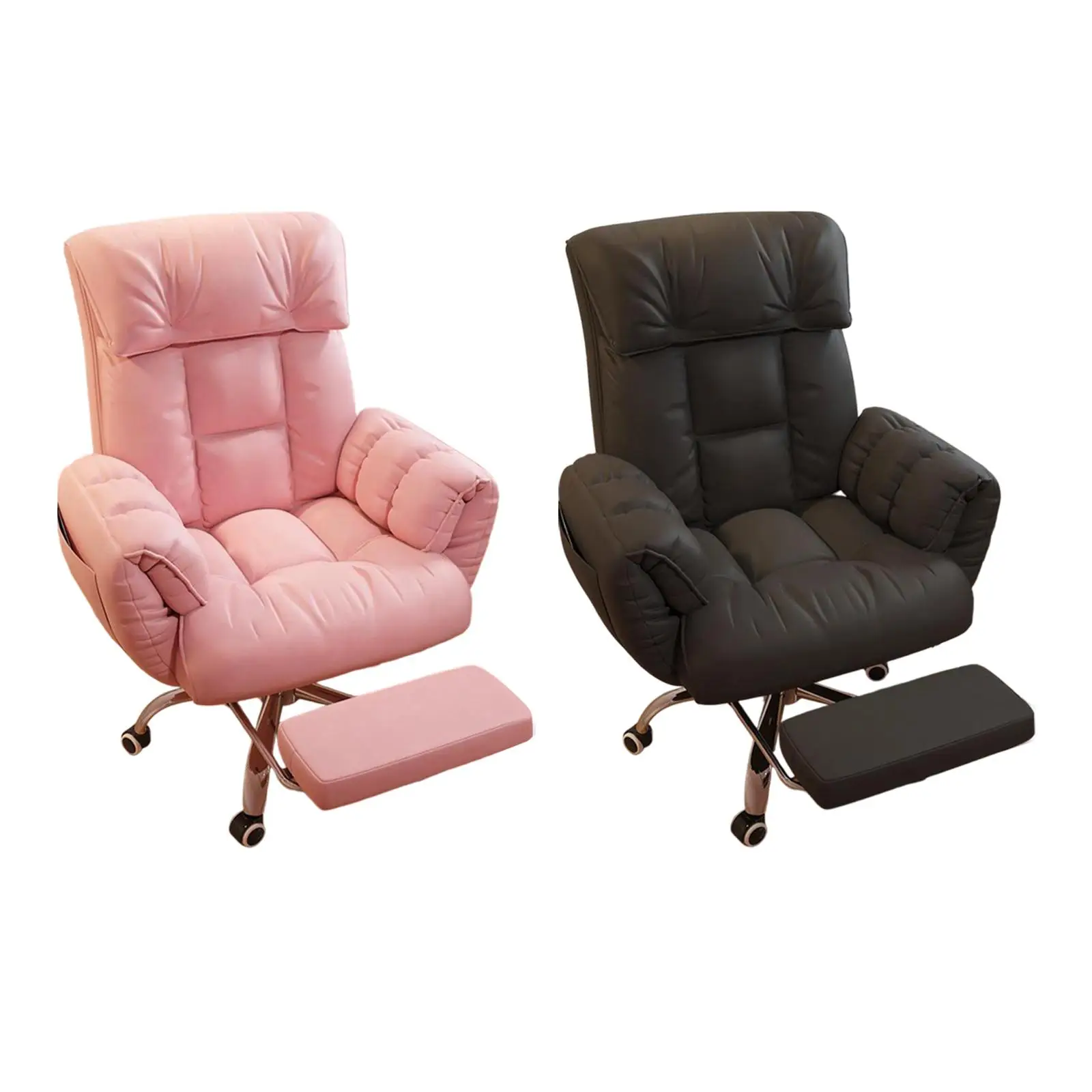 Lazy Computer Chair Moderner Bürostuhl für Wohnmöbel, Wohnzimmer, Damen Image