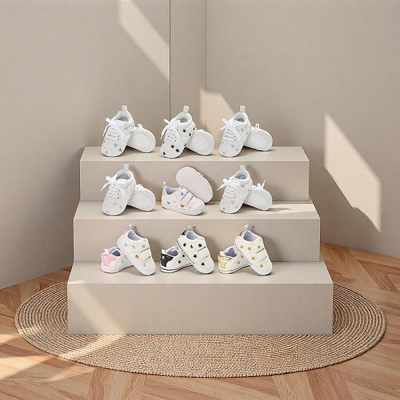 0-18 Monate Frühling und Herbst Bestseller Sportschuhe Babyschuhe Rutschfeste Lauflernschuhe Lässige Babyschuhe