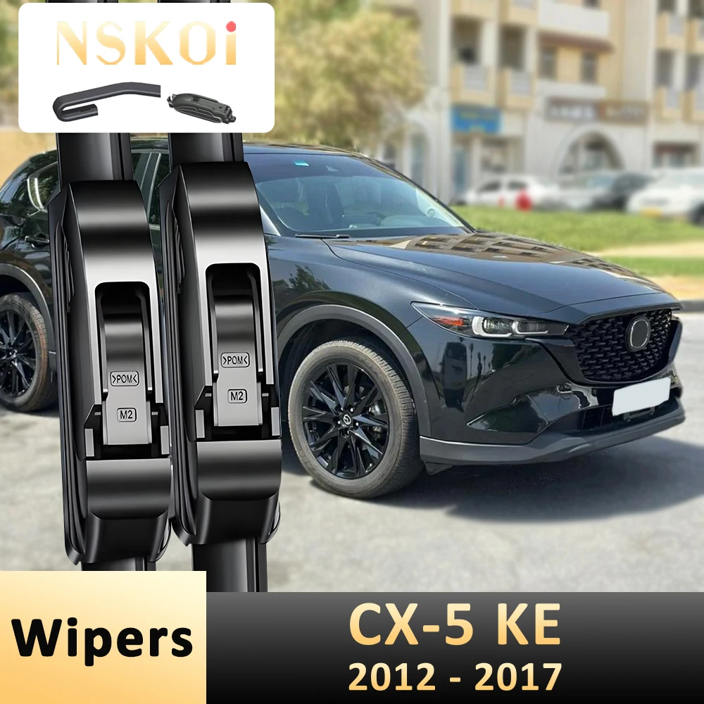 Für Mazda CX-5 CX5 KE Frontscheibenwischer 2012-2017 2013 2014 2015 2016 Windschutzscheiben-Bürsten Zubehör 24'' +18 Image