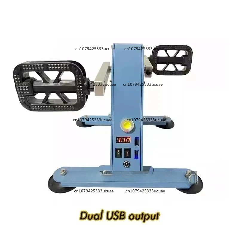 Fußpedalgenerator, 100 W, Handkurbelgeneratoren mit USB-Schnittstelle/DC 1–35 V Ausgang, Fitness-Fahrradgenerator, Ladegerät Sierra Image