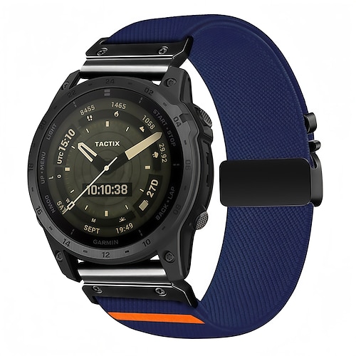 Uhrenarmband für Garmin Fenix 8 43mm Fenix 8 47mm Fenix 8 51mm Fenix 7 Pro Fenix 7S Pro Stoff Ersatz Gurt Schnellspanner Quick Fit Verstellbar Sportarmband Armband Image