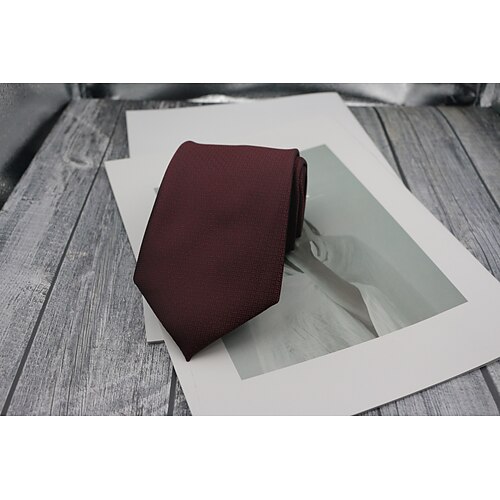 Herren Krawatten Strickware Täglich Formell Gerippt Einfarbig Texture Lässig Täglich Geschäft Image