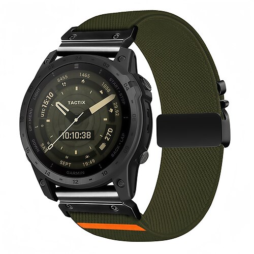 Uhrenarmband für Garmin Fenix 8 43mm Fenix 8 47mm Fenix 8 51mm Fenix 7 Pro Fenix 7S Pro Stoff Ersatz Gurt Schnellspanner Quick Fit Verstellbar Sportarmband Armband Image