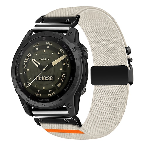 Uhrenarmband für Garmin Fenix 8 43mm Fenix 8 47mm Fenix 8 51mm Fenix 7 Pro Fenix 7S Pro Stoff Ersatz Gurt Schnellspanner Quick Fit Verstellbar Sportarmband Armband Image