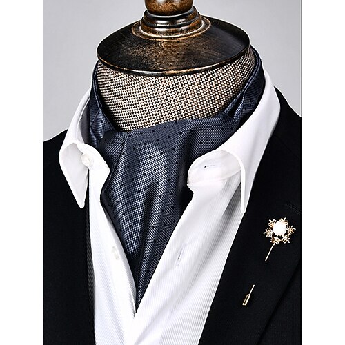 Herren-Paisley-Schal aus Kunstseide für Weihnachten – festliches Weihnachtsgeschenk, mehrere Farben, eleganter, formeller Stil für Winterpartys und Feiern Image