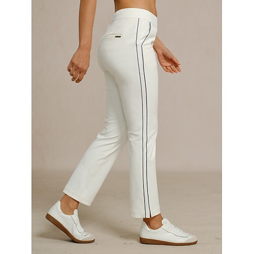 Damen Golfhosen Weiß Hosen Damen-Golfkleidung, Kleidung, Outfits, Kleidung Image