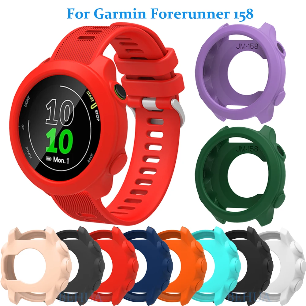 Uhr Schutzhülle Shell für Garmin Forerunner 158 Smartwatch Weiche Silikon Screen Protector Fall Abdeckung Zubehör Image