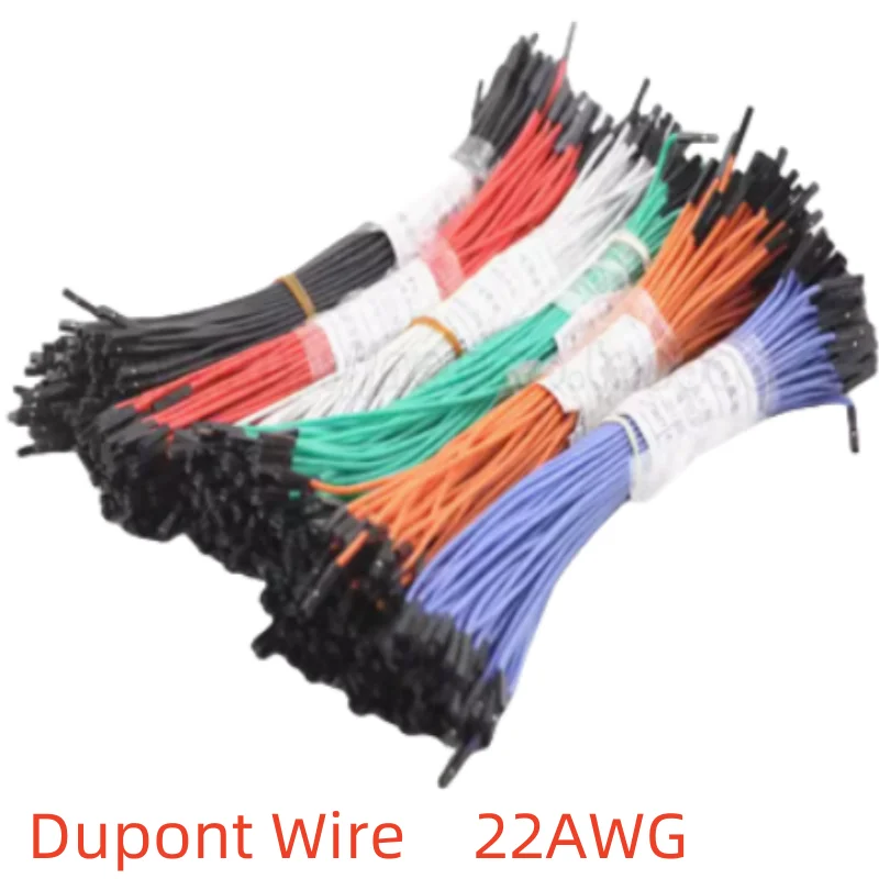 10 Stück hochwertiger Dupont-Draht aus weichem Silikon, 1P Dupont-Überbrückungskabel, weiblich, männlich, 10/20/30 cm, 22 AWG für Arduino Image