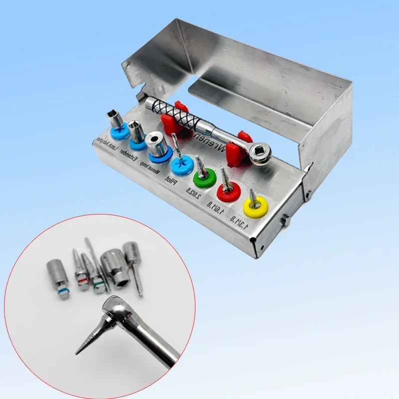 Dental Implantat Entfernung Kit Knochen Expander Sos Set Entfernen Gebrochene Vorrichtung Ratsche Zahnarzt Toolkit Image