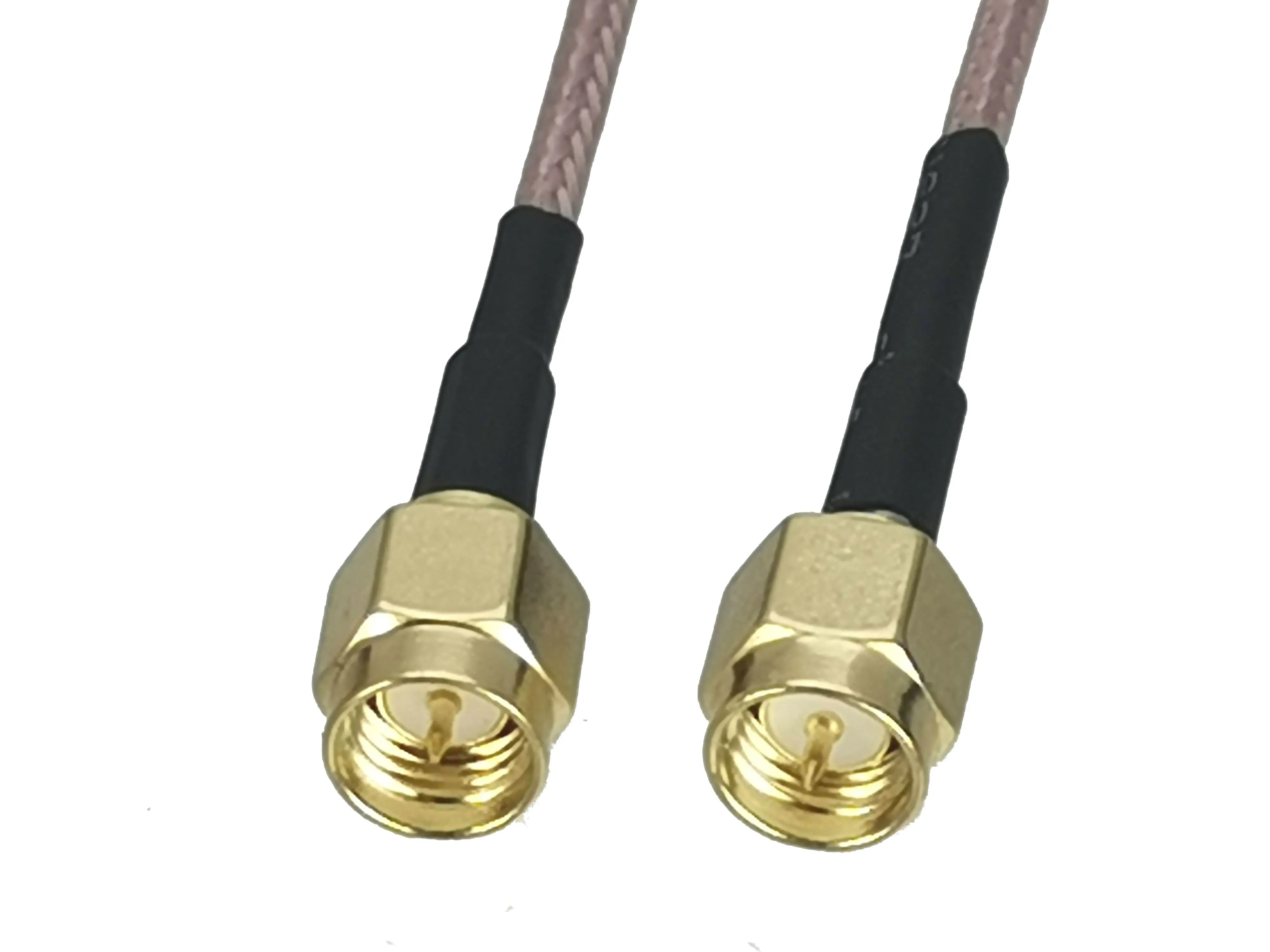 1 Stück rg316 sma Stecker an sma Stecker Stecker HF Koaxial Jumper Pigtail Kabel für Fun kantenne 4 Zoll ~ 5m Image