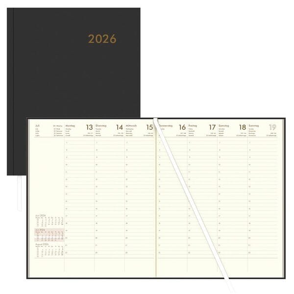 OTTO Office Buchkalender »Wochenbuch« A4 grau, 21x26.5 cm Image