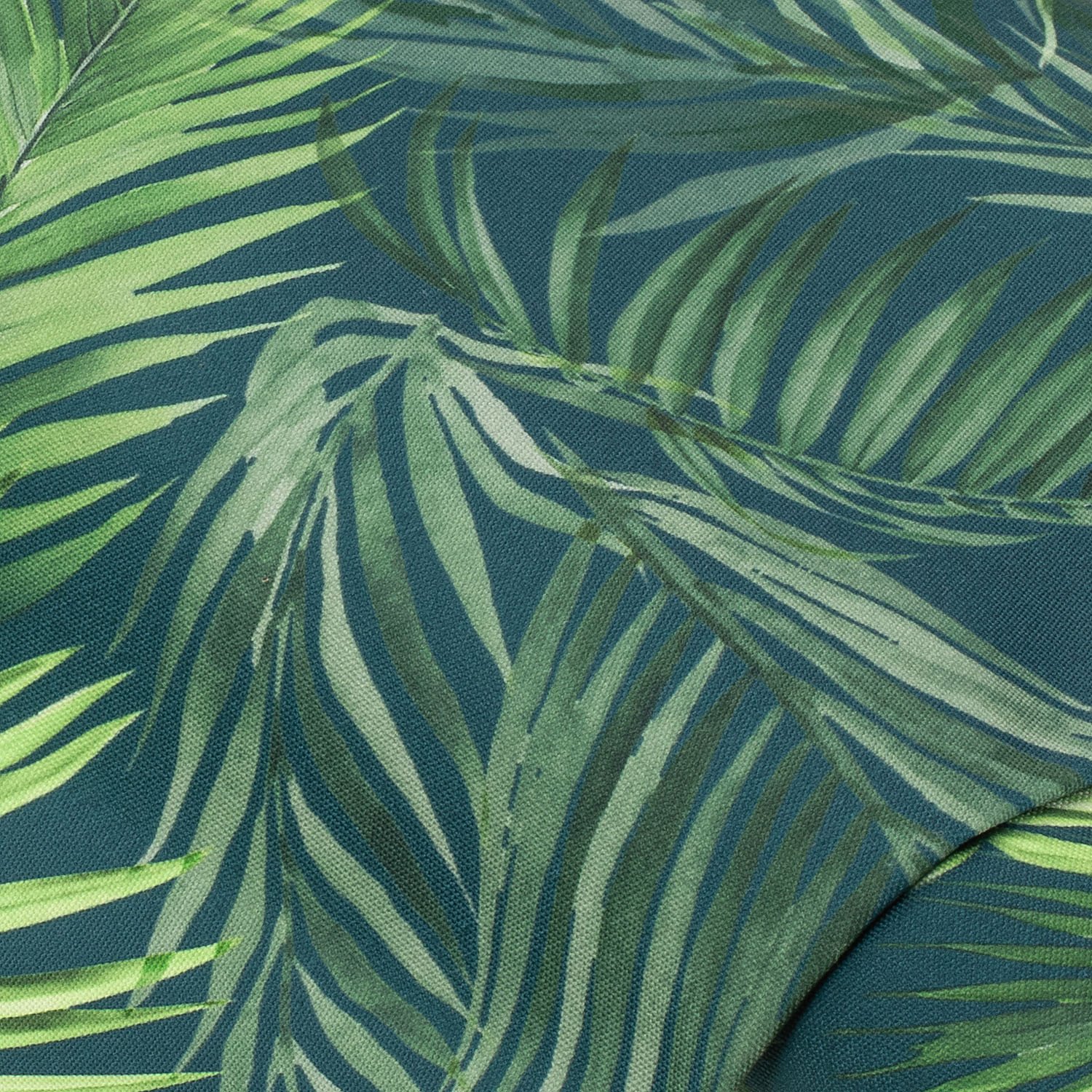 Beschichteter Canvas Palmblätter, dunkelgrün-color Image