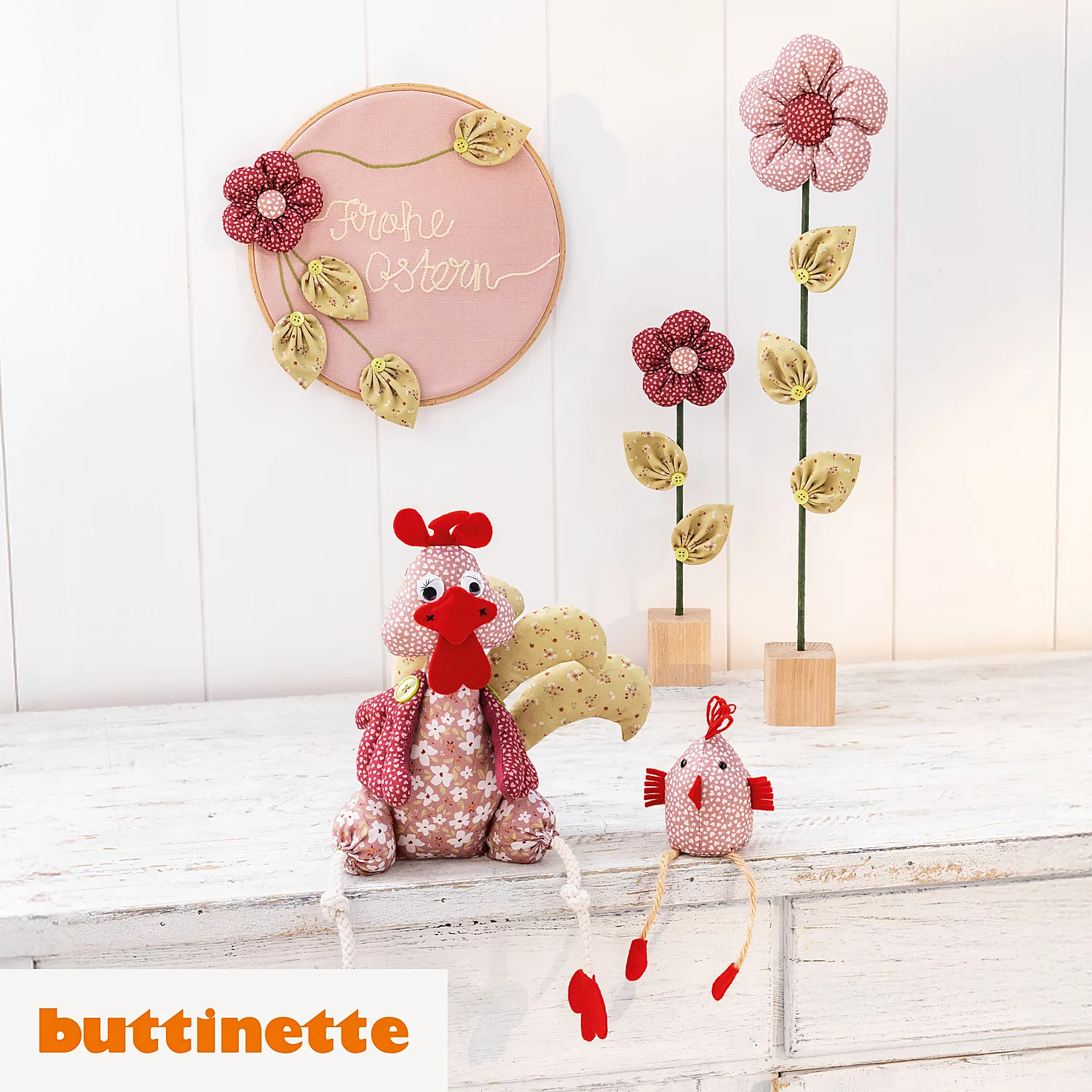 Nähanleitung Set: Osterhuhn