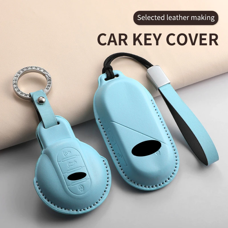 Auto Schlüssel Fall Abdeckung Für BMW Mini Cooper JCW Countryman Aceman Cabrio F55 F56 F57 F54 F60 Auto Schlüsselbund Shell Schutz Zubehör Image