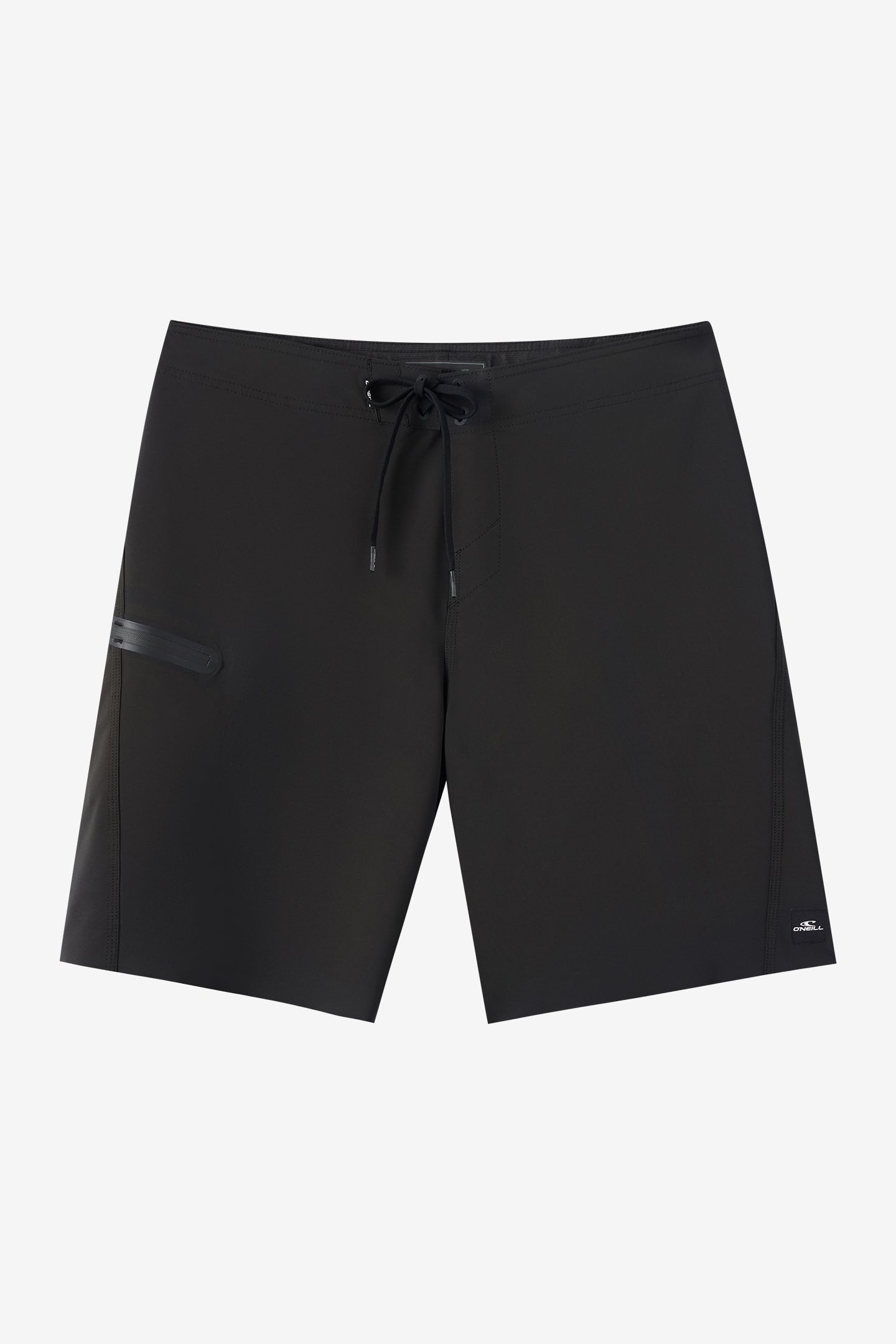 O'Neill Men's Hyperfreak Tech Solid 19"" Board Shorts in Black, Size 28, Elastane/Polyester