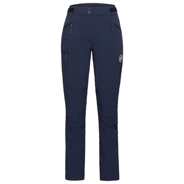 Mammut - Women's Courmayeur Softshell Pants - Tourenhose Gr 34 - Short blau