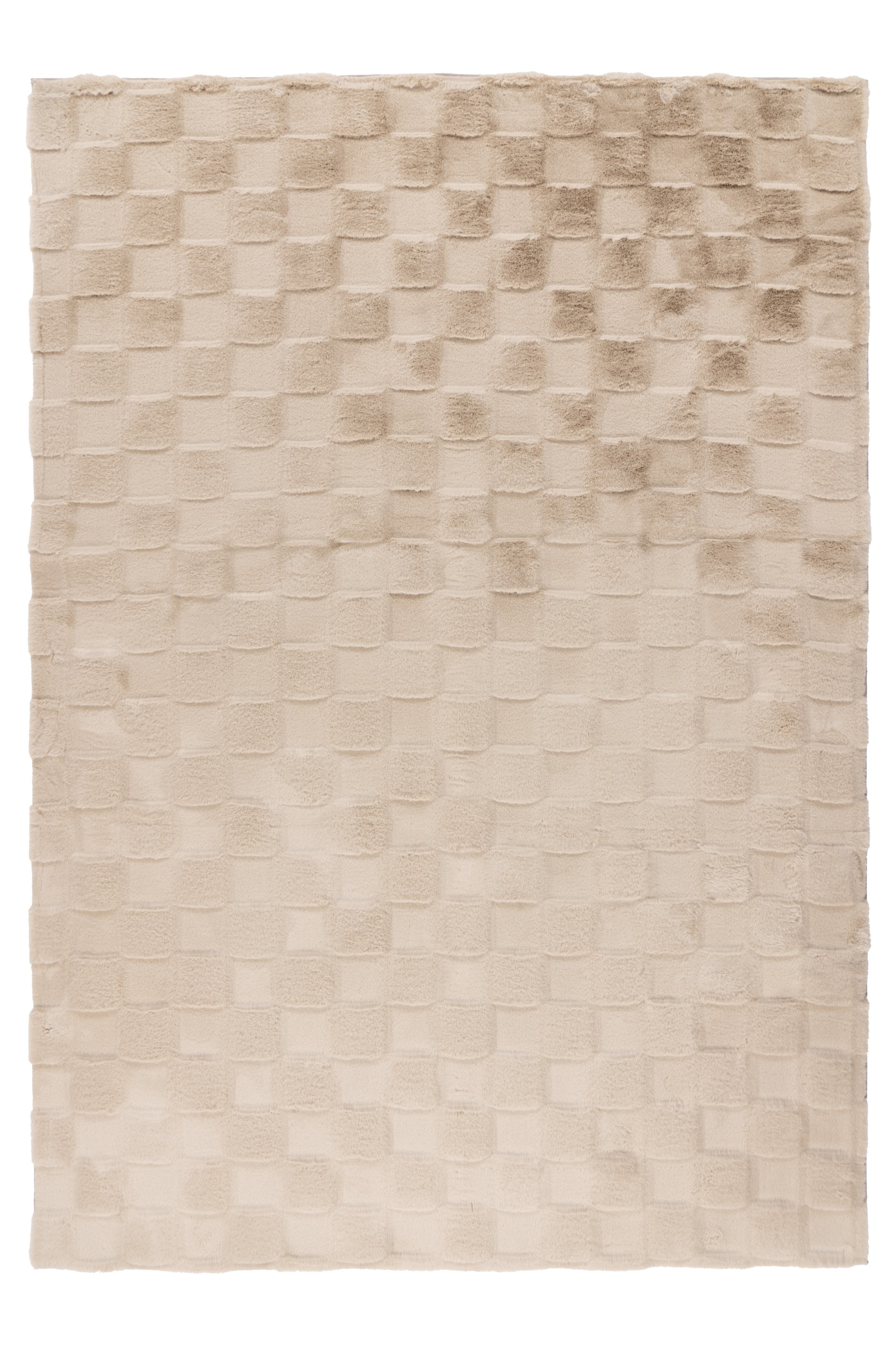 Teppich KAYOOM "Botany 625", beige, B:200cm H:18mm L:290cm, Polyester, Teppiche, Teppich, weicher kuscheliger Kurzflor, Fellhaptik, alle Räume, viele Farben